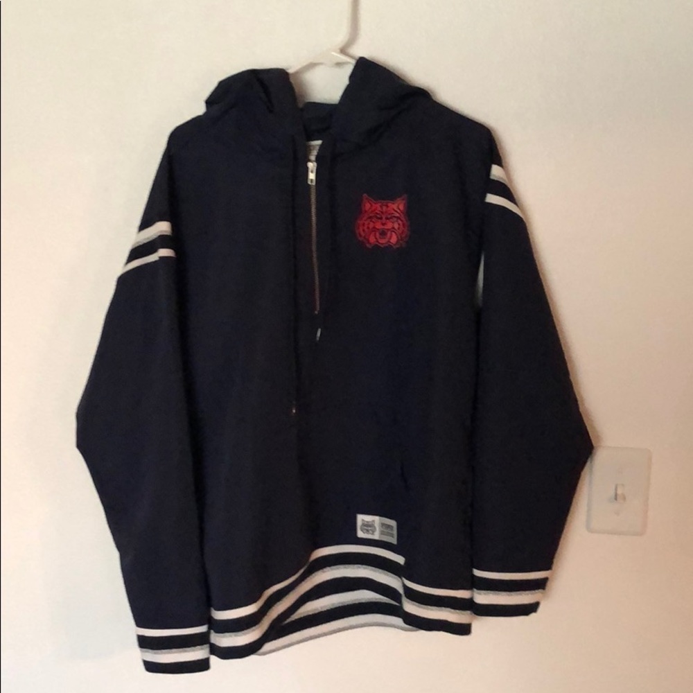 PINK pullover University of Arizona jacket